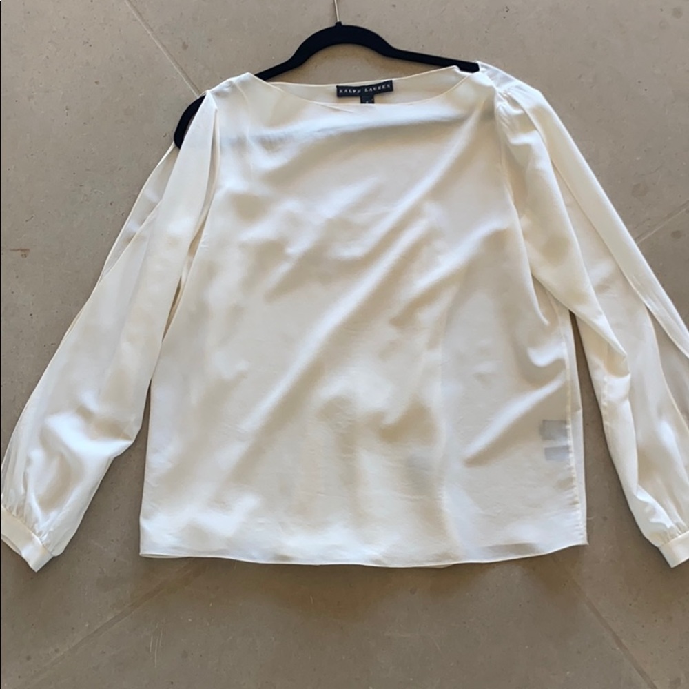 ralph lauren long sleeve blouse